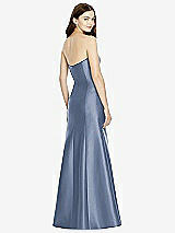 Rear View Thumbnail - Larkspur Blue Bella Bridesmaids Dress BB104