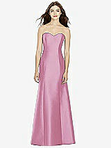 Front View Thumbnail - Powder Pink Bella Bridesmaids Dress BB104