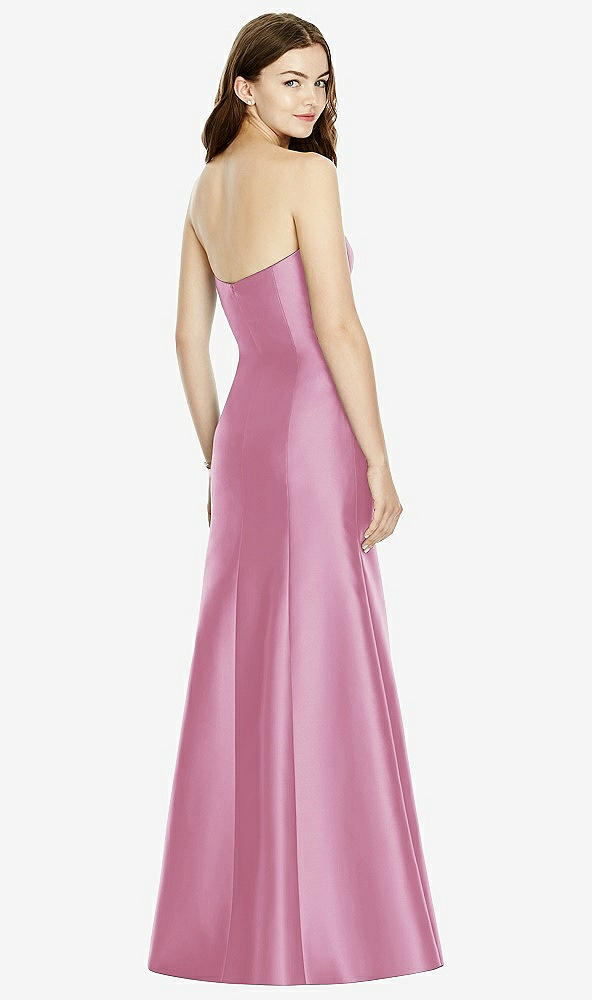 Back View - Powder Pink Bella Bridesmaids Dress BB104