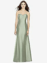 Front View Thumbnail - Sage Bella Bridesmaids Dress BB104