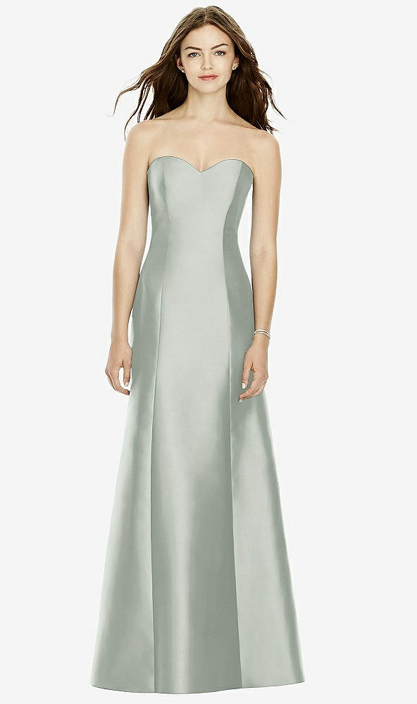 Front View - Willow Green Bella Bridesmaids Dress BB104