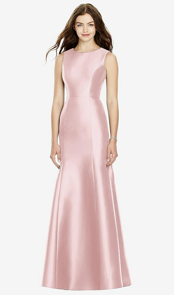 Back View - Ballet Pink Bella Bridesmaids Dress BB106