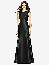 Rear View Thumbnail - Black Bella Bridesmaids Dress BB106