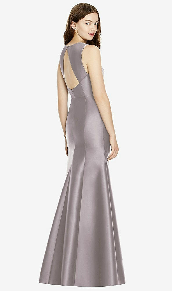 Front View - Cashmere Gray Bella Bridesmaids Dress BB106