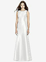 Rear View Thumbnail - White Bella Bridesmaids Dress BB106