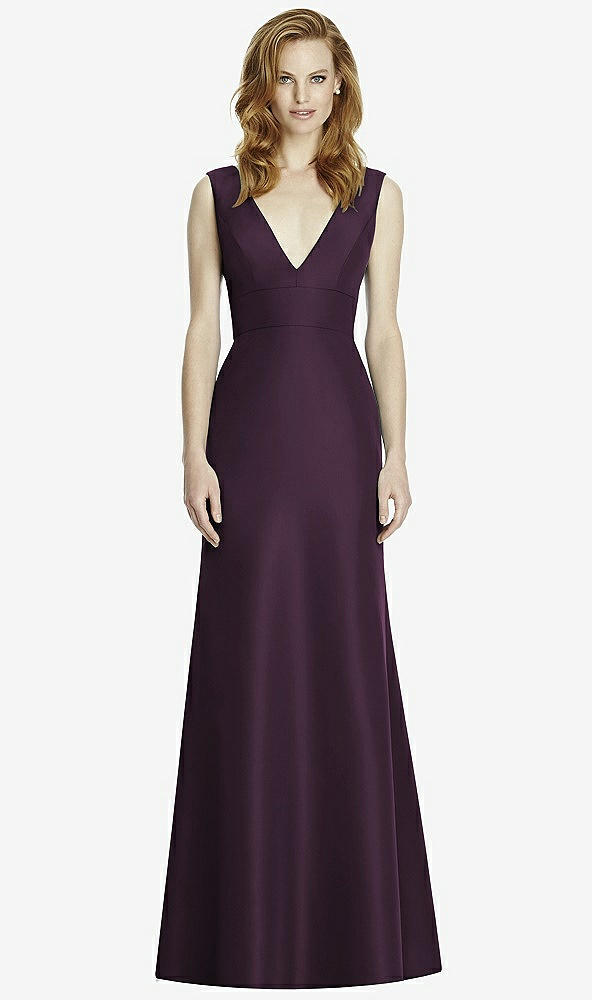 Front View - Aubergine Studio Design Bridesmaid Dress 4520