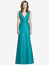 Front View Thumbnail - Vintage Teal Studio Design Bridesmaid Dress 4520