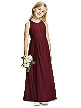 Front View Thumbnail - Cabernet Flower Girl Dress FL4054