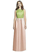 Front View Thumbnail - Cameo & Mojito Dessy Collection Junior Bridesmaid Dress JR536