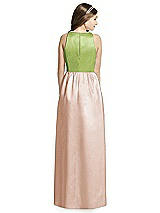 Rear View Thumbnail - Cameo & Mojito Dessy Collection Junior Bridesmaid Dress JR536