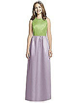 Front View Thumbnail - Lilac Haze & Mojito Dessy Collection Junior Bridesmaid Dress JR536