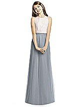Front View Thumbnail - Platinum Dessy Collection Junior Bridesmaid Skirt JRS537
