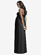 Rear View Thumbnail - Black Dessy Collection Maternity Bridesmaid Dress M434