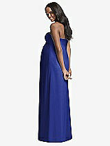Rear View Thumbnail - Cobalt Blue Dessy Collection Maternity Bridesmaid Dress M434
