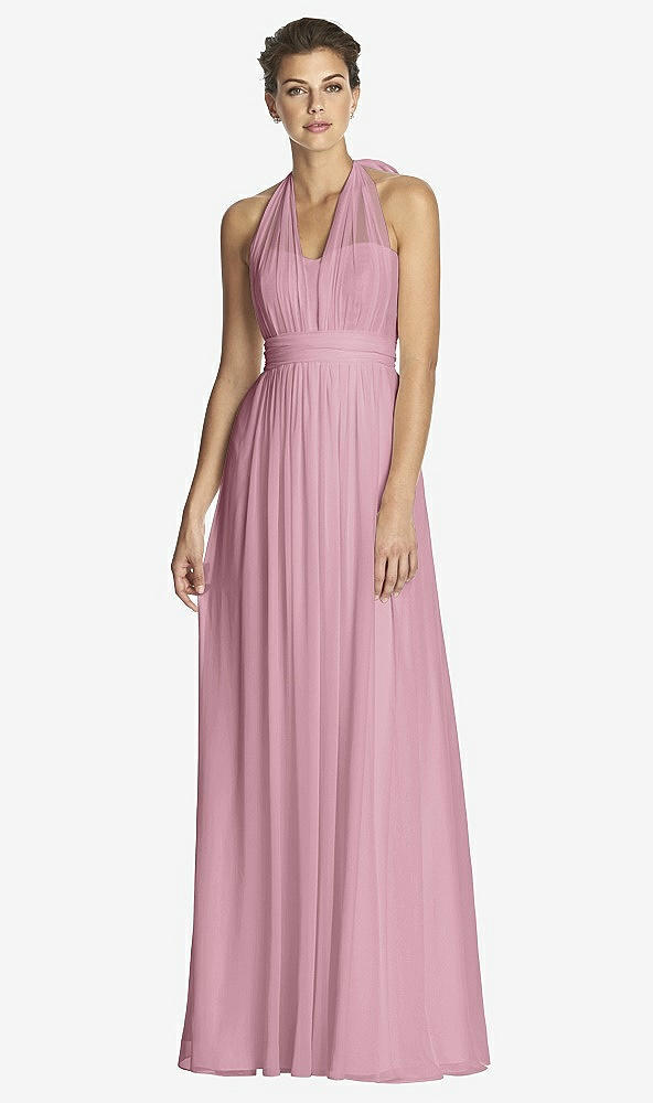 Front View - Dusty Pink After Six Bridesmaid Dress 6768