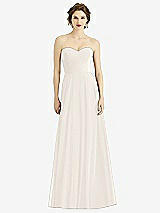 Front View Thumbnail - Ivory Strapless Sweetheart Gown with Optional Straps