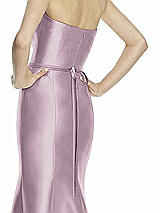 Rear View Thumbnail - Suede Rose Beaded Sash for Style D742