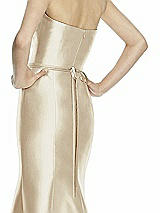 Rear View Thumbnail - Champagne Beaded Sash for Style D742