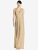 Front View Thumbnail - Golden Alfred Sung Bridesmaid Dress D744