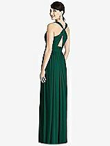 Rear View Thumbnail - Hunter Green Alfred Sung Bridesmaid Dress D744