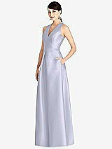 Front View Thumbnail - Silver Dove Sleeveless Open-Back Pleated Skirt Dress with Pockets