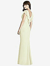 Rear View Thumbnail - Butter Yellow After Six Bridesmaid Dress 6779