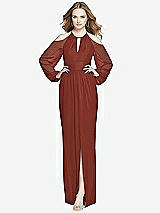 Front View Thumbnail - Auburn Moon Dessy Bridesmaid Dress 3018
