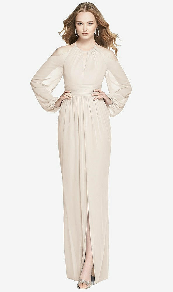 Front View - Oat Dessy Bridesmaid Dress 3018