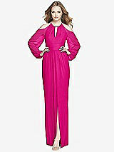 Front View Thumbnail - Think Pink Dessy Bridesmaid Dress 3018