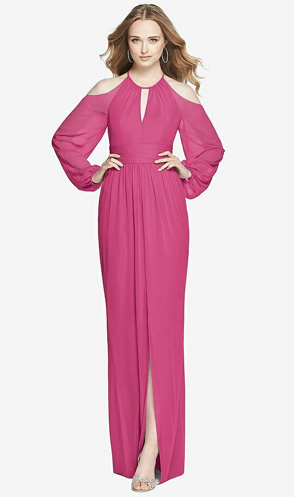 Front View - Tea Rose Dessy Bridesmaid Dress 3018