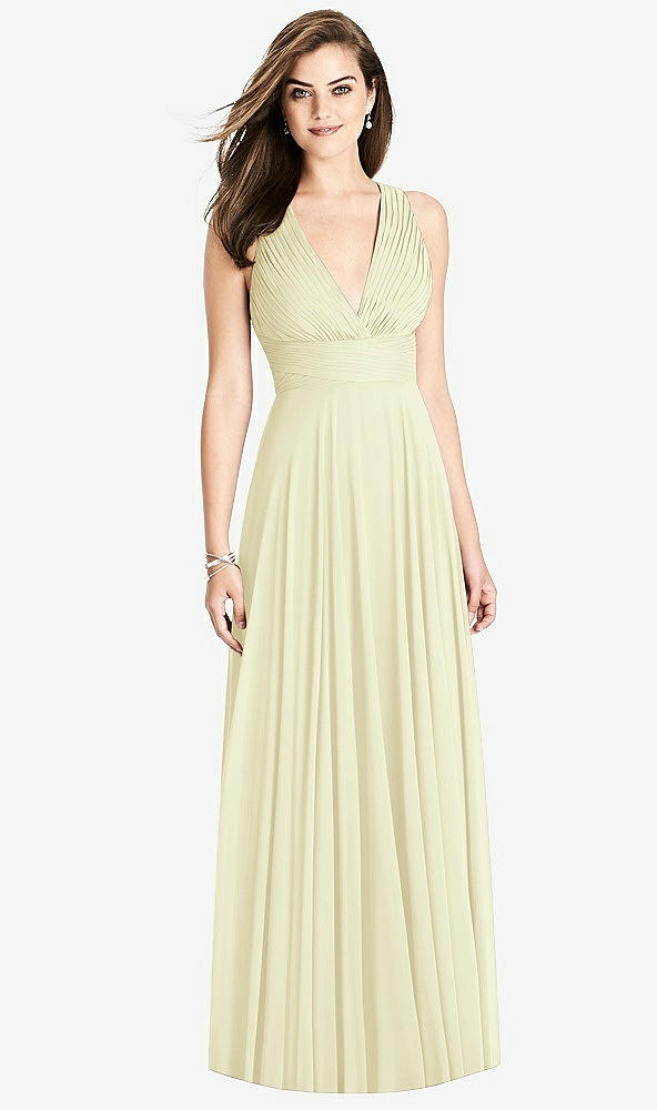 Front View - Butter Yellow Bella Bridesmaids Dress BB117