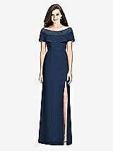 Front View Thumbnail - Midnight Navy Bella Bridesmaids Dress BB120