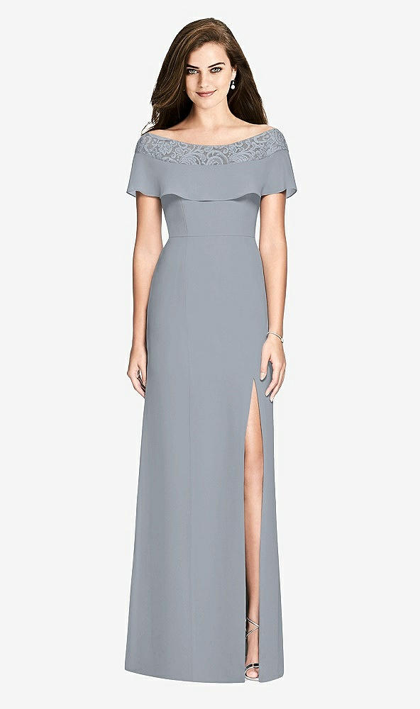 Front View - Platinum Bella Bridesmaids Dress BB120