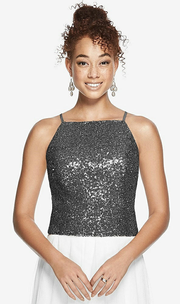 Front View - Stardust Dessy Bridesmaid Top T3009