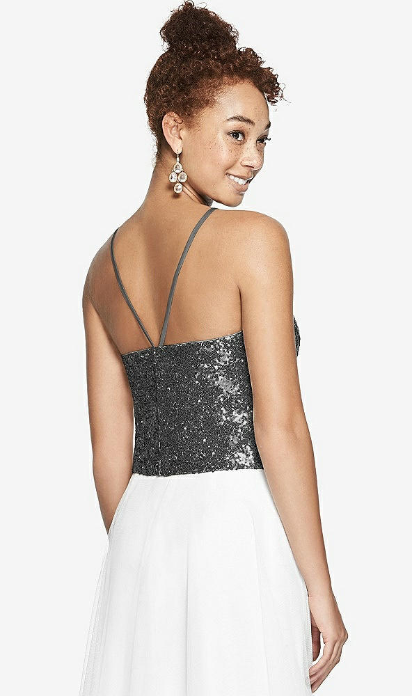 Back View - Stardust Dessy Bridesmaid Top T3009