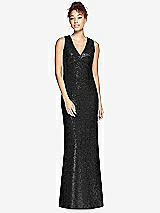 Front View Thumbnail - Black Bella Bridesmaids Dress BB114