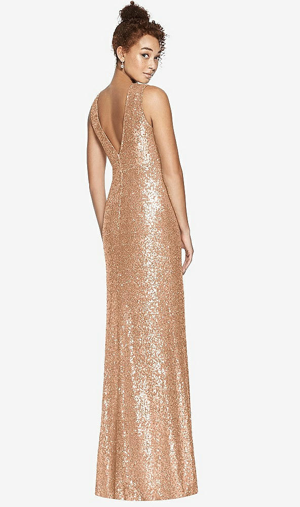 Back View - Copper Rose Bella Bridesmaids Dress BB114