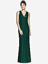 Front View Thumbnail - Hunter Green Bella Bridesmaids Dress BB114