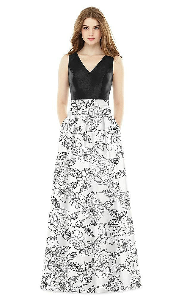 Front View - Botanica Alfred Sung Bridesmaid Dress D753CP