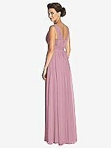 Rear View Thumbnail - Dusty Pink Dessy Collection Bridesmaid Dress 3026
