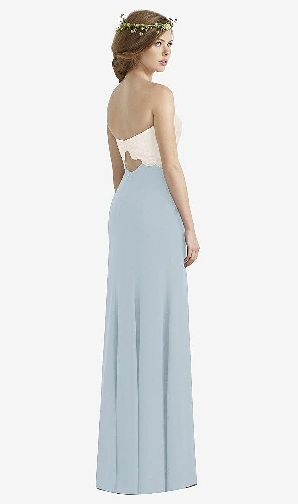 Back View - Mist & Ivory Social Bridesmaids Dress 8191