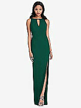 Front View Thumbnail - Hunter Green After Six Bridesmaid Dress 6801