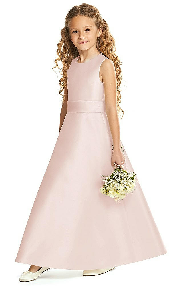 Front View - Blush & Blush Flower Girl Dress FL4062