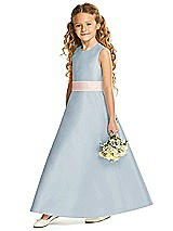 Front View Thumbnail - Mist & Blush Flower Girl Dress FL4062