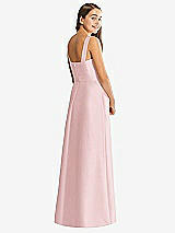 Rear View Thumbnail - Ballet Pink Alfred Sung Junior Bridesmaid Style JR544