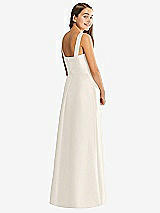 Rear View Thumbnail - Ivory Alfred Sung Junior Bridesmaid Style JR544