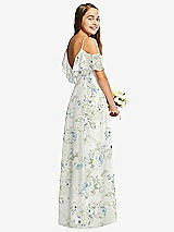 Rear View Thumbnail - Bleu Garden Dessy Collection Junior Bridesmaid Dress JR548