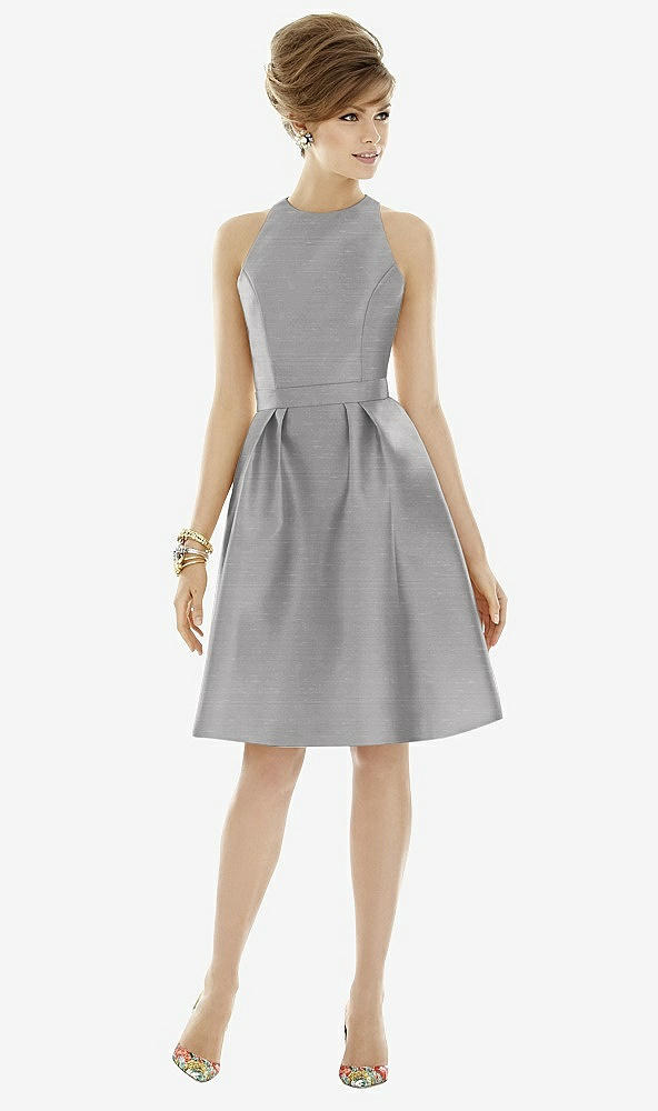 Front View - Quarry Alfred Sung Bridesmaid Dress D757