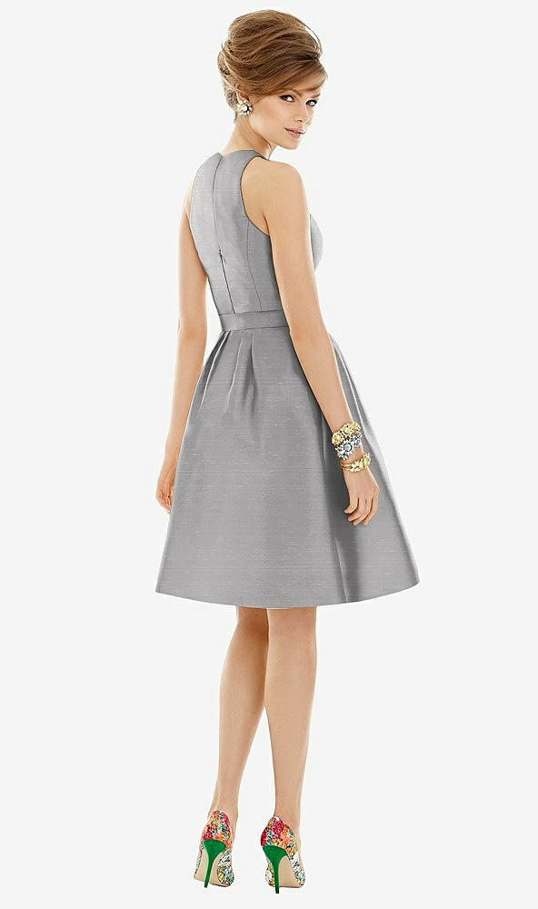 Back View - Quarry Alfred Sung Bridesmaid Dress D757