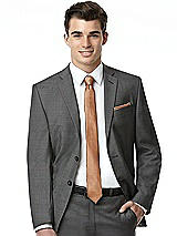 Alt View 1 Thumbnail - Toffee Yarn-Dyed Modern Tie by After Six